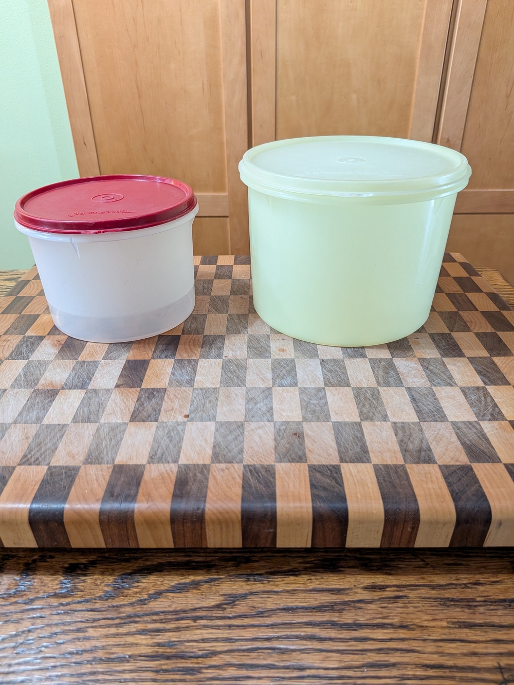 Tupperware 2 Pc Canister